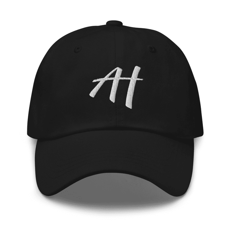 "AH" Dad hat - "AH" Dad hat / Black