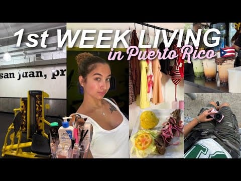 My 1st Week Living in PR | House Tour, New Gym, Unpacking, Hair Routine + MORE