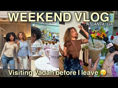 A Weekend in ATL: Cutting My Hair, Friendship Dates, Painting Pottery & Reminders of Him Movie 🌷