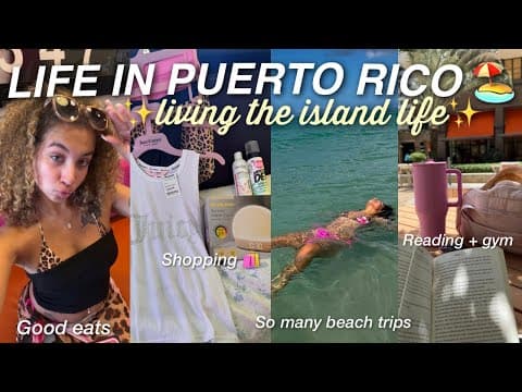 What it’s like living in Puerto Rico at 22 🇵🇷 (collective vlog)