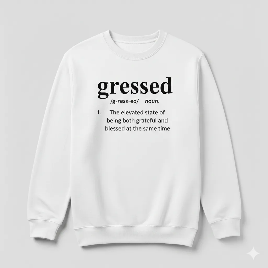 "Gressed" Crewneck
