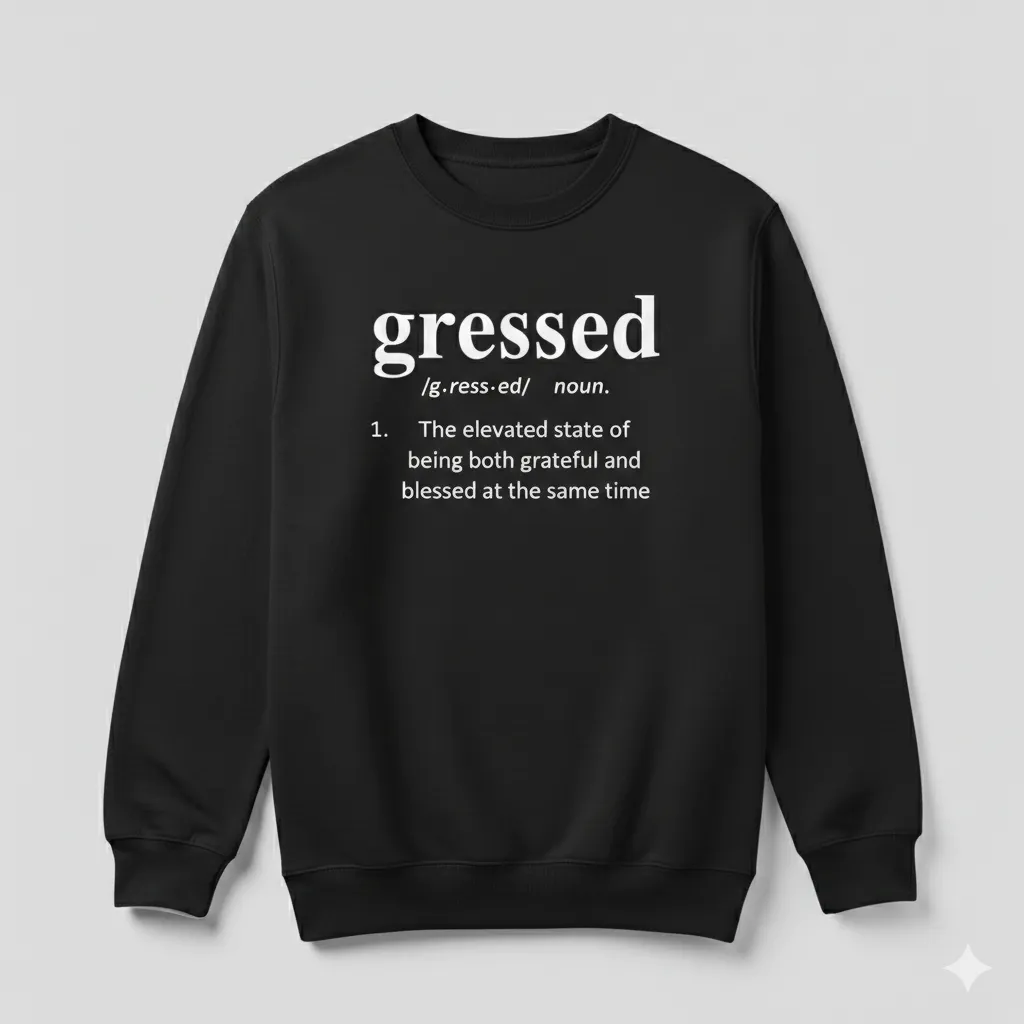 "Gressed" Crewneck